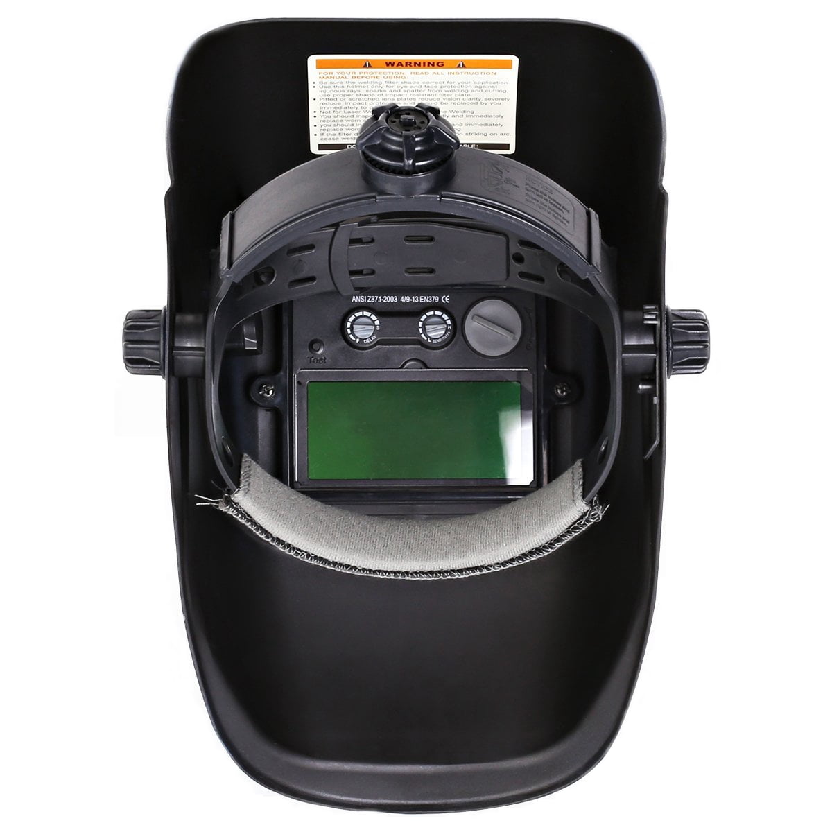 iMeshbean Solar Powered Welding Helmet Auto Darkening Hood PP Material with Adjustable Shade,Storage Bag for Mig Tig Arc Welder Mask,Carbon Fiber
