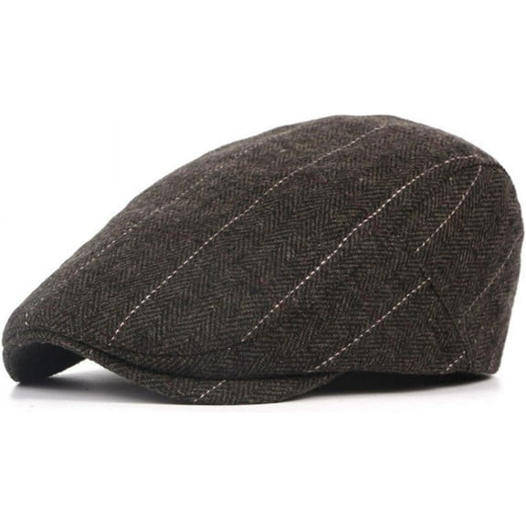 YooGuoGuo Mens Woolen Tweed Ivy Newsboy Golf Beret Driving Cap Hat