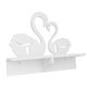 thumbnail image 5 of Estantes flotantes de pared Almacenamiento Estante de exhibición Organizador Estante Decoración hogar ZW260 Gloria Estante de pared flotante blanco, 5 of 9