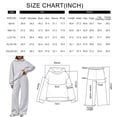 thumbnail image 2 of SUNBS Two Piece Sets for Women Matching Outfit Fall Hoodies Wide Leg Sweatpants Casual Lounge Sweatsuit Set, 2 of 9