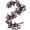 Black Purple Vine, variant on Halloween Black Garland with LED Lights 70.87 Inch Gothic Foliage for Mantel Stair Halloween Party Home Indoor Decor