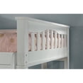 thumbnail image 4 of Highlands Full Loft Bed with Hanging Nightstand in White, 4 of 8