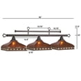 thumbnail image 2 of Traditional Style 56" Tahoe 3-Light Billiard Pendant Light Fixture, 2 of 2