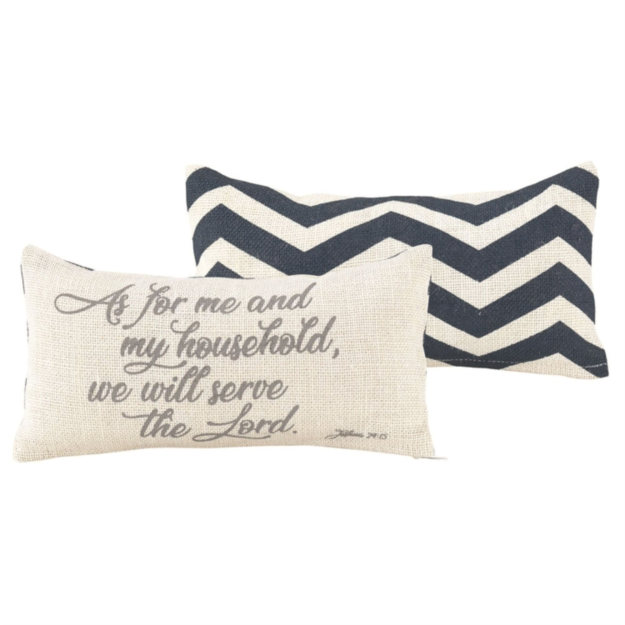 Rectangle Mud Pie House Printed Pillow 