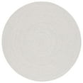 thumbnail image 4 of SAFAVIEH Braided Gino Distressed Machine Washable Reversible Runner Rug, Ivory/Light Grey, 2'3" x 6', 4 of 5