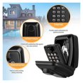 Lockable Chain Box Portable Small Lock Box Combination Security Case with Removable Chain ...