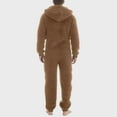 thumbnail image 6 of Dwaogom Men's Hooded Jumpsuit Zip Up One Piece Pajamas Playsuit Jogger Sweatsuit Overall Romper, 6 of 6