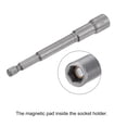 thumbnail image 5 of Uxcell 1/4" Vástago Hexagonal de Cambio Rápido 5/16" Punta Magnética de Destornillador de Tuerca, Longitud de 4" Tamaño SAE, 5 of 5