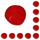thumbnail image 3 of Gorro de baño ajustable Advancent de tela Impermeable rojo 10Conjunto, 3 of 6