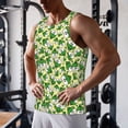 thumbnail image 5 of KLL Cartoon Frogs Print Men's Muscle Gym Workout Stringer Tank Tops Bodybuilding Fitness T-Shirts Tank Tops Men-Large, 5 of 7