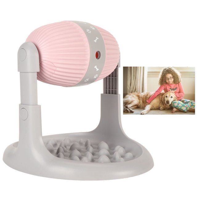 Dog Slow Feeder Toy, Multifunctional Fun IQ Training Dog Treat Dispensing Ball Easy Cleaning For Home