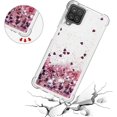 thumbnail image 5 of Compatible with Samsung Galaxy A12 Case Glitter Liquid Cute Clear Phone Case Floating Quicksand Shockproof Protective Bumper Silicone Soft TPU Case for Samsung Galaxy A12 5G Love Rose YB, 5 of 12