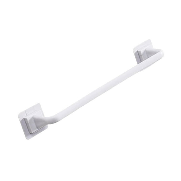 Durable Over Towel Bar and Display Rack er Organizer Washcloths Rack Hook Towel Bar Self for Bathroom Wall Door long white