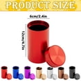 thumbnail image 4 of Clearance Under $4, 1 Pack Airtight Tea Canister, Large Travel Tea Tin, Portable Aluminum Storage Jar, Metal Container for Loose Leaf Tea Coffee and Spices, 220ML(Red), 4 of 4