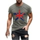 thumbnail image 2 of Tops para hombre, blusas y camisas de cuello redondo y manga corta para hombre, camiseta de cuello redondo y manga corta con estampado de la bandera del Día de la Independencia de Estados Unidos para, 2 of 5