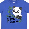 thumbnail image 4 of Inktastic My Papa Loves Me- Cute Panda Boys or Girls Toddler T-Shirt, 4 of 5
