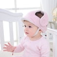 thumbnail image 4 of Gorro de seguridad para bebé NikouMX protección cabeza ajustable rosa, 4 of 8