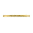 thumbnail image 3 of Stackable Expressions 10 Karat Yellow Gold 1.2mm Criss-Cross Pattern Band, 3 of 7