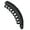 F, variant on Elegant Black Curved Hair Clip With Teeth For Secure Hold And Versatile Styling For Everyday Wear And Cute Hair Hair Clips for Girls Clip Thick Hair Hair Clip for Long Hair Banana Clips Hair