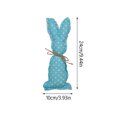 Easter Bunny Decor Farmhouse Easter Decor Stuffed Bunnies Rustic Fabric