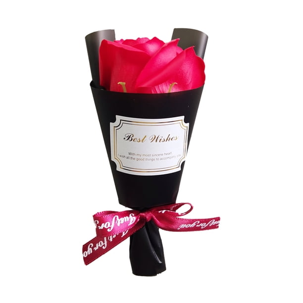 Mini ramo de rosas con aromaterapia, rosas artificiales preservadas, regalos para mujeres, novias, mamás y esposas.
