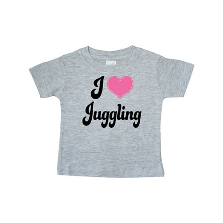 

Inktastic I Love Juggling Gift Baby Girl T-Shirt