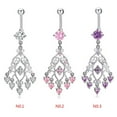 thumbnail image 1 of Persian Style Navel Belly Button ring dangle body piercing Rings Geometric Umbilical Nail Studs Body Piercing Buckle Jewelry, 1 of 8