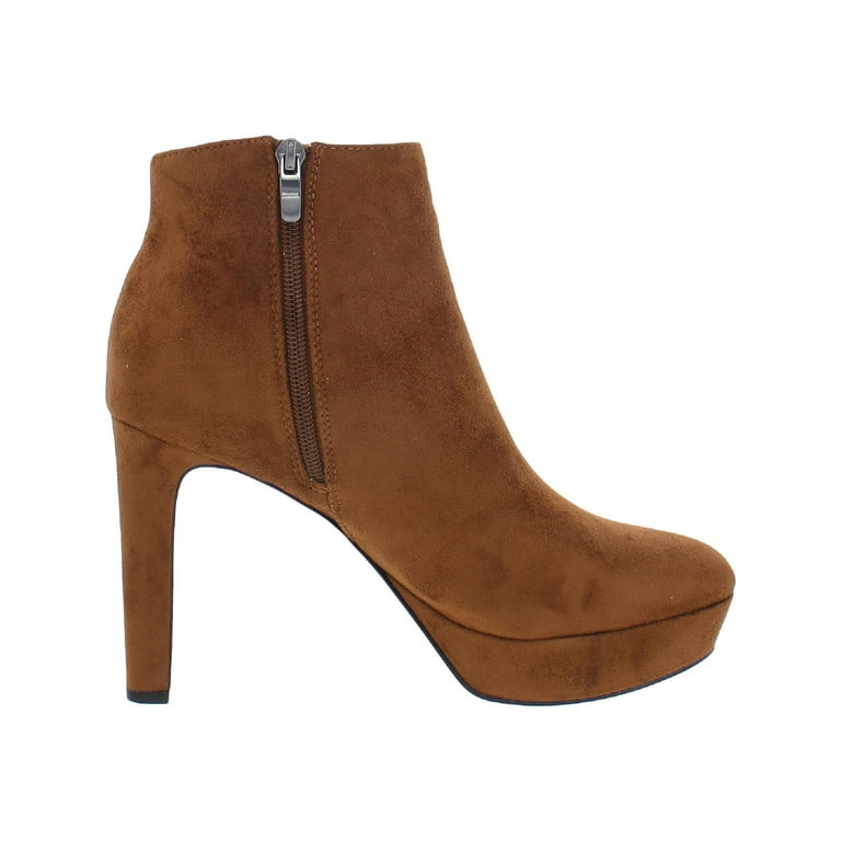 Nine West Womens Glowup 2 Suede Platforms Ankle Boots Walmart