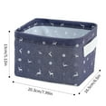 thumbnail image 2 of PENGXIANG Foldable Canvas Fabric Storage Bins Basket Clothing Toys Storage (4PCS), 2 of 6