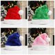 thumbnail image 2 of Sombrero de Papá Noel de felpa para niños, decoración del hogar, adorno de Navidad, suministros de Feliz Año Nuevo, rojo, verde y azul, 2 of 3