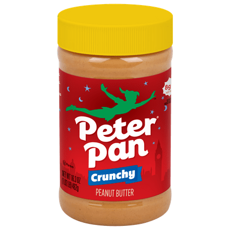 Peter Pan Crunchy Peanut Butter, Gluten Free Peanut Butter, 16.3 oz Jar
