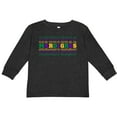 thumbnail image 3 of Inktastic Mardi Gras Mirror Words Boys or Girls Long Sleeve Toddler T-Shirt, 3 of 5