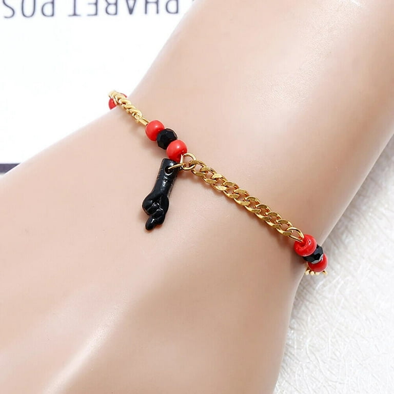 14K GOLD Filled Baby Azabache Bracelet 5.5 PULSERA MANO DE AZABACHE BEBE USA Walmart