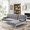 Dark Grey, variant on Gewnee 78.35”L-Shaped Convertible Sectional Sleeper Sofa with Chaise – Reversible Design,3-Position Adjustable Backrest,Velvet Upholstery,Ideal for Living Room,Office,Guest Room.Dark Grey