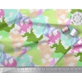 thumbnail image 2 of Soimoi Rayon Fabric Floral Shirting Printed Craft Fabric by The Yard 56 Inch Wide, 2 of 3