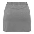 thumbnail image 4 of uublik Girl Skirt Gray Tennis Skirts Golf Skort Athletic Dance Running School Sport Skirts with Shorts Size 2T-12, 4 of 5