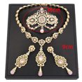 thumbnail image 3 of New Gold Color Algeria Bride Wedding Jewelry Set For Women Morocco Earring Necklace Brooch Arabic Traditional Jewelry, 3 of 3