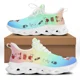thumbnail image 1 of Zapatos de enfermería con estampado médico para mujer, zapatillas deportivas suaves con cordones, informales, para exteriores, envío gratis, 1 of 6