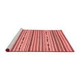 thumbnail image 2 of Ahgly Company Machine Washable Indoor Square Abstract Red Modern Area Rugs, 3' Square, 2 of 4