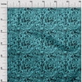 thumbnail image 3 of oneOone Cotton Silk Turquoise Green Fabric Abstract Craft Projects Decor Fabric Printed By The Yard 42 Inch Wide, 3 of 4