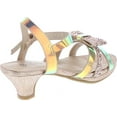 thumbnail image 7 of Link Smart-79K Girl's Glitter Bow Strap Buckle Platform Wrapped Heel Sandals, 7 of 7
