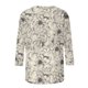 thumbnail image 3 of Camiseta de Manga Larga de Mujer con Cuello Redondo Impreso Floral 3/4 Manga Blusa Casual Estirable Suave, Camisetas de Manga 3/4 para Mujeres, 3 of 5