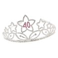 thumbnail image 1 of Rhinestone Tiara Princesa Mujeres Cumpleaños Soledad Corona de diamantes de imitación, 1 of 7