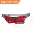 thumbnail image 2 of MasteelfCA Sac Banane de Sport Décontracté Extérieur pour Jogging Marche Randonnée Escalade Camping (Rouge), 2 of 7
