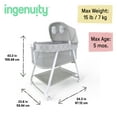 Ingenuity Lullanight Soothing for Baby with Locking Wheels