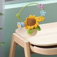 thumbnail image 4 of Handmade Home Decoration Yarn Weaving Simulated Flower Desktop Bonsai, 4 of 6