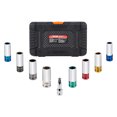 thumbnail image 1 of VEVOR Lug Nut Impact Socket Set 1/2 in Drive Metric and SAE 6-Point Deep Socket, 1 of 9
