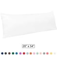 thumbnail image 2 of Zipper Body Pillowcase Ultra Silky Matte Satin Body Pillow Cover 20 x 54 in, 2 of 12