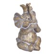 thumbnail image 2 of S/3 Résine Entendre Non, Ne Voyez Pas Parler les Éléphants, Or, 2 of 4
