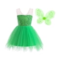 thumbnail image 1 of Disfraz elegante de hada Dressy Daisy con alas de mariposa color verde, 1 of 3
